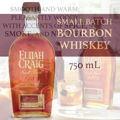 Elijah Craig Straight Bourbon Small Batch with Ice Mold Gift Set