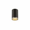 Z-Lite Arlo 1 - Light Flush Mount in  Matte Black/Chrome - 3 of 3