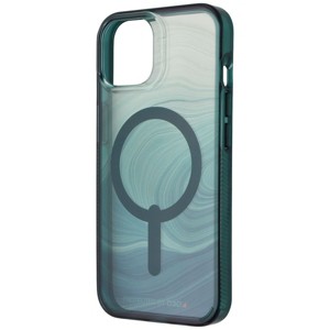 ZAGG Milan Snap Series Case for MagSafe for Apple iPhone 14 - Green Swirl - 1 of 1