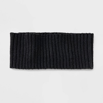 Ribbed Headband - Universal Thread™ Black