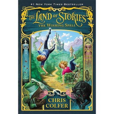 The Land of Stories: The Wishing Spell - Large Print by  Chris Colfer (Paperback)