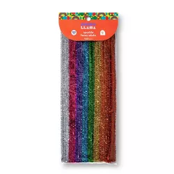 100ct Sparkle Fuzzy Sticks - Mondo Llama™