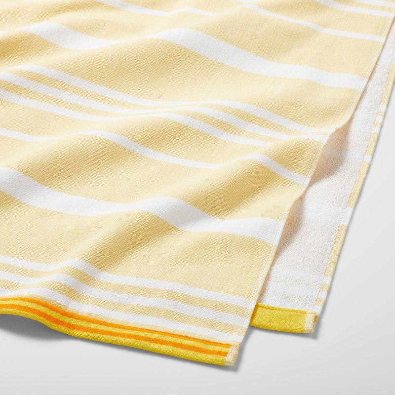 Striped Sand Resist Beach Towel Yellow - Sun Squad&#8482;, 3 of 5