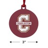 College of Charleston Cougars Logo Aluminum Holiday Christmas Tree Ornament - 3 of 4