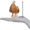 Old World Christmas Glass Blown Ornament, Morel Mushrooms - 2 of 3