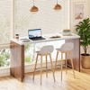 MAYEERTY 55" Bar Unit, Moedern Home Bar Table Coffee Table - 2 of 4