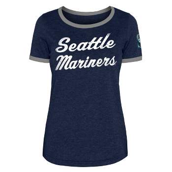 MLB Seattle Mariners Women's Bi-Blend Heather T-Shirt