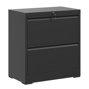 Kumasinova 28.5"H 2-Drawer File Cabinet with Lock,Modern Steel Vertical Filing Cabinet for Office&Home,A4/Legal/Letter Sized Drawers - 1 of 4