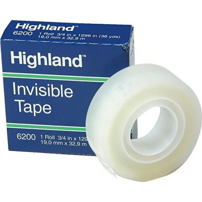 Highland Invisible Tape Matte Finish 3/4 x 36 6200341296CT
