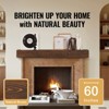 VEVOR Fireplace Mantel, 60" x 8" x 6", 50 lbs Weight Capacity, Natural Wood Mantel for Over Fireplace, Wall Mounted Floating Farmhouse Shelf,  Brown - 4 of 4