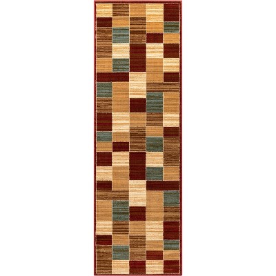 Well Woven Estella Geometric Boxes Area Rug