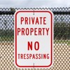 Unique Bargains Waterproof Reflective Garden Private Property - No Trespassing Sign 2 Pcs - 4 of 4