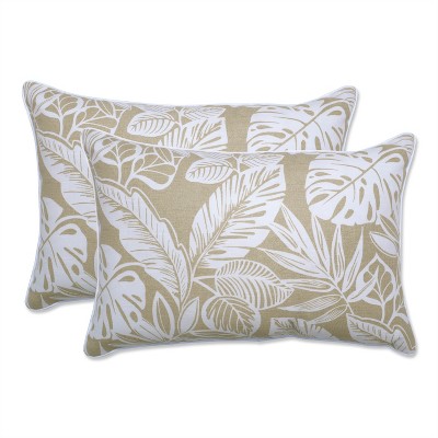2pc Delray Outdoor/Indoor Throw Pillows - Pillow Perfect