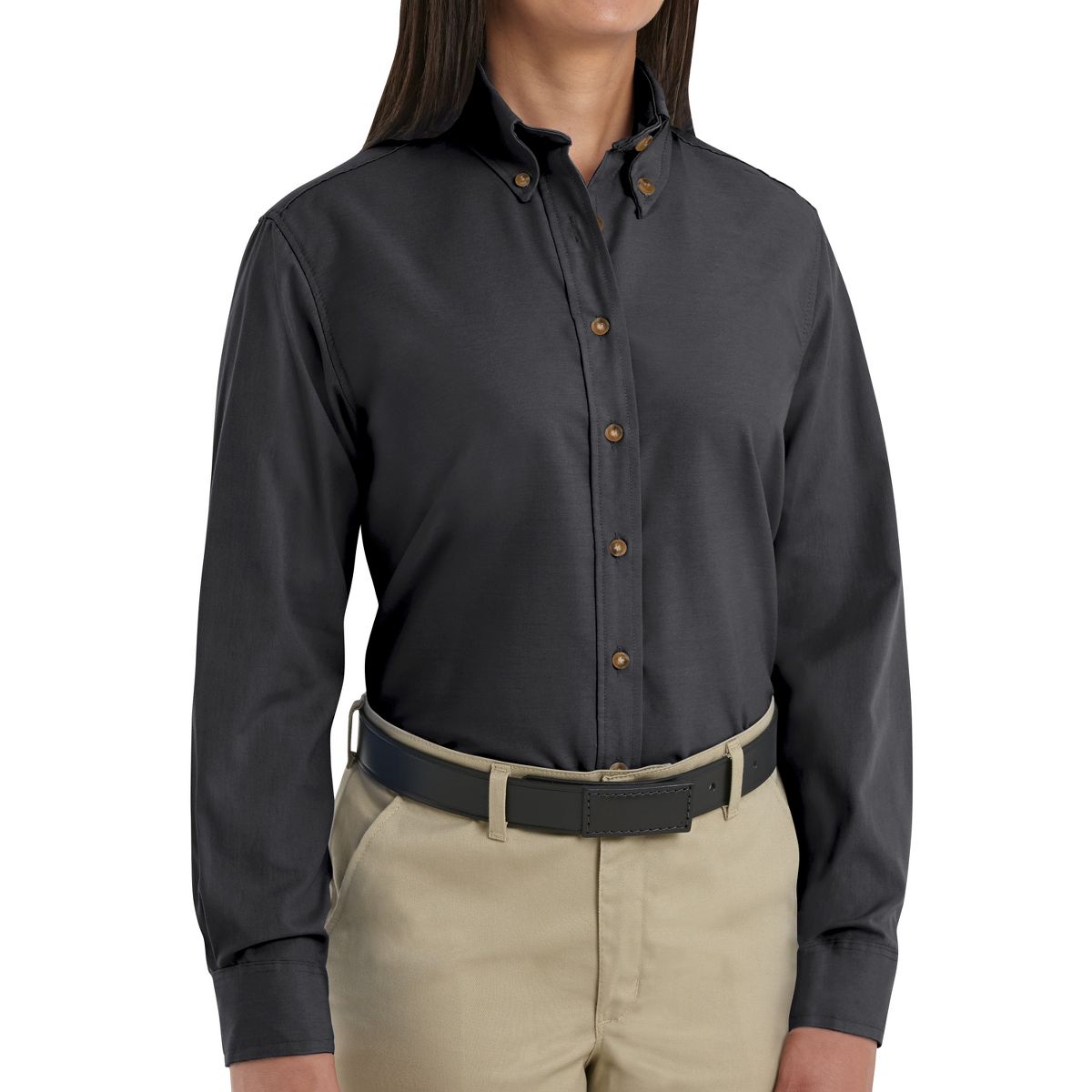 Red Kap Women's Long Sleeve Poplin Dress Shirt - thumbnail 9