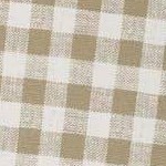 Kale Gingham Taupe Cream