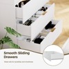 ChicFurnit Decorative Storage Cabinet Fluted Panel Design with Sliding Drawers for Modern Home Organization, Black, 31.5"*15.7"*71" - 4 of 4