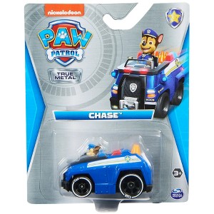 PAW Patrol True Metal Chase 1:55 Scale Die-Cast Police Cruiser Vehicle with Working Wheels Kids Rescue Toy Car - 1 of 4