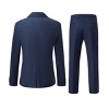 Cloudstyle Mens 2-Piece Dress Suit Blazer Slim Fit Double-Breasted Suit Jacket Sport Coat and Pants Set - 2 of 4