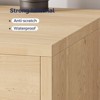 Sevobal Decorative Storage Cabinets, Rattan Mid Century, Living Room TV Cabinet, Cabinet for Kitchen Bedroom, Yellow 53.9*13.8*18.9 - 4 of 4