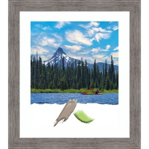 Amanti Art Pinstripe Plank Grey Narrow Picture Frame - 1 of 4