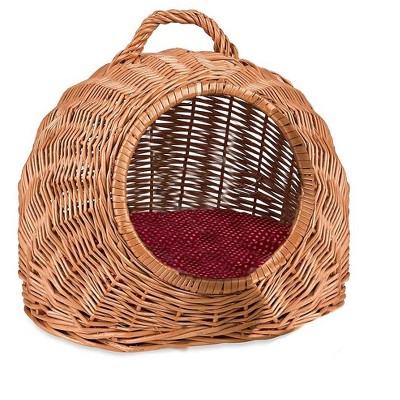 wicker pet basket