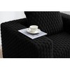55" Corduroy Lounge Sofa with High-Density Foam & Bonus Throw Pillow - 3 of 4