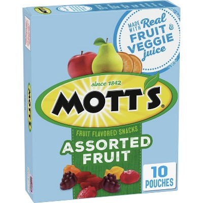 Mott's Assorted Fruit Flavored Snacks - 8oz/10ct