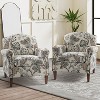 Set of 2 Giampiero Living Room Comfty Armchair with Nailhead Trims | ARTFUL LIVING DESIGN - 4 of 4