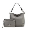 MKF Collection Viviana Vegan Leather Hobo Bag with Matching Wristlet by Mia K - 2 of 4