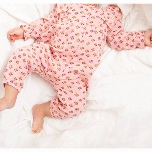 Girl Tulip Muslin Jumpsuit - Deux par Deux - 1 of 3