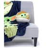 Star Wars The Mandalorian Child Carriage Squishy Travel Cloud Pillow Multicolored - 4 of 4