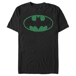 Men's Batman St. Patrick's Day Cloverfield Bat Logo T-Shirt - 1 of 4