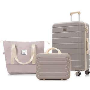 ModernLuxe Hardside Luggage Set with TSA Lock, Spinner Suitcases