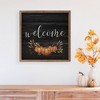 Kendrick Home Welcome Pumpkin Wall Art Black - 3 of 4