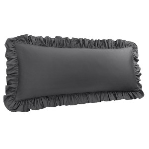 PiccoCasa Pure Cotton Soft Envelope Closure Body Ruffled Pillowcases 2 Pcs - 1 of 4