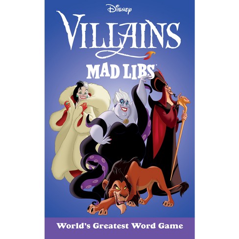 Disney Villains Mad Libs - by  Brandon T Snider (Paperback) - image 1 of 1