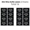 Big Dot of Happiness Mr. and Mrs. - Black and White Wedding or Bridal Shower Decorations - Beverage Bar Kit - 34 Pieces - 3 of 4