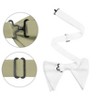 INSPIRE CHIC Men's Solid Color Satin Large Bow Tie 1 Pcs - 2 of 4