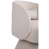 CAVINAS 360° Swivel Barrel Chair,Accent Chair with Hidden Rotation Mechanism for Living Room,Bedroom - 4 of 4
