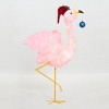 Everstar 36" UL FLUFFY FLAMINGO SCULPTURE, Pink - 3 of 4