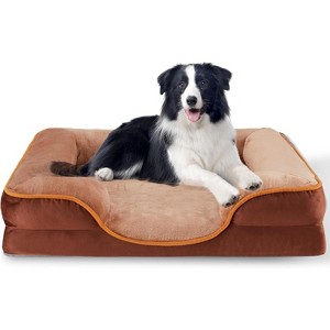 DOMETOUR Orthopedic Dog Bed Cat Bed, Pet Bed Pet Couch for Small Dog, Memory Foam with Washable Removable Cover - 1 of 4