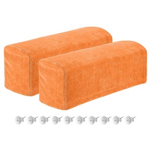 Unique Bargains Chenille Non Slip Scratch Resistant Soft Armchair Slipcovers with Twist Pins - 1 of 4