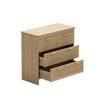 KTMBDW 4-Drawer Nightstand, Rattan Chest of Drawers for Bedroom, Wooden Bedroom Dresser with 4 Storage Drawers - 4 of 4