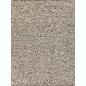 Mark & Day Bulwell 8'x11' Rectangle Woven Indoor Area Rugs Light Gray: Modern Handwoven Wool, Stain-Resistant, Pet Friendly - 1 of 3