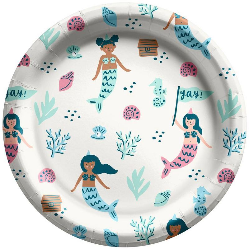 10ct Under The Sea Dinner Paper Plates - Spritz&#8482;, 1 of 3