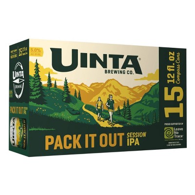 Uinta Pack It Out IPA Beer - 15pk/12 fl oz Cans