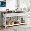 Tribesigns 70.86" Console Table with 3 Drawers and Storage Shelf - 4 of 4