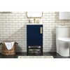 Elegant Lighting 18 inch single bathroom vanity in blue - 2 of 4