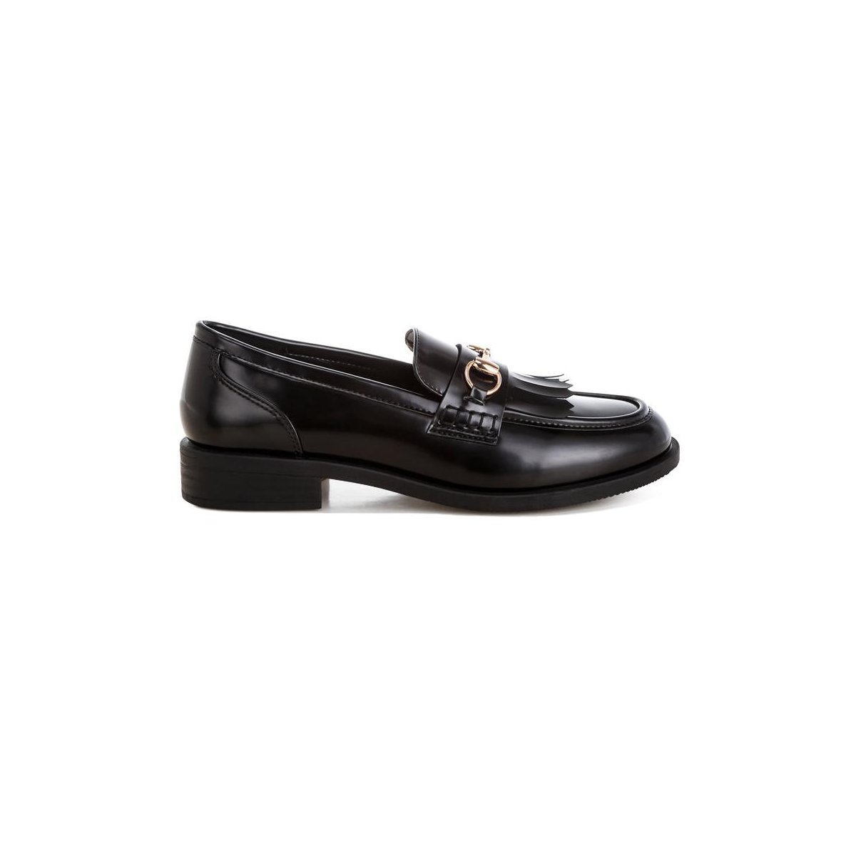 Женские туфли London Rag Womens Marbin Fringed Penny Strap Loafers 7 — фото 3