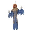 Morris Costumes 27 1/2" Hanging Blue & Burlap Pumpkin Man Halloween Decoration - 2 of 2